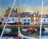 Port du Croisic n°1 Acrylique 70x60 (sous verre) - Marine