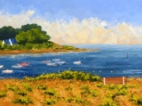 Paysage marine à Quimiac 12P 61x46 Acrylique - Marine