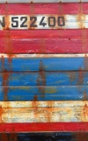 Ancienne coque de chalutier n°2 80x45 - Marine