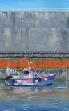 Bateau de pêche au port de St.Nazaire à la base sous marine Huile   12M 61x38 - Marine