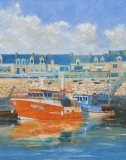 Chalutiers au port de la Turballe Vendue - Marine