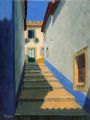Ruelle à Obidos 12P 61x46 n°1 - Portugal