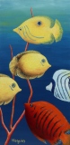 Poissons exotiques 80x40 n°4 - Polynésie