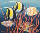 Poissons exotiques 45x54 n°9 - Polynésie