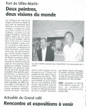 expo fort de Villès - Articles de presse