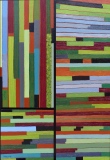 Culture maraîchère Triptyque 120x80 acrylique - La Réunion