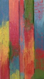 Culture intensive Huile sur bois (palette) 102x57 2018 - Cultures maraîcheres et potagères