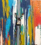Porte cadenassée 46.5x44 n°4 - Portes cadenassées